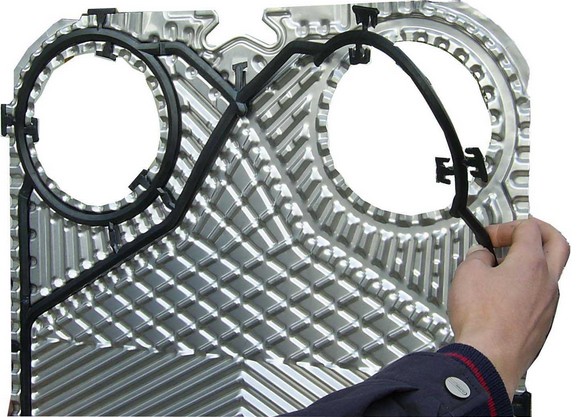 板式換熱器用3M膠水示意圖