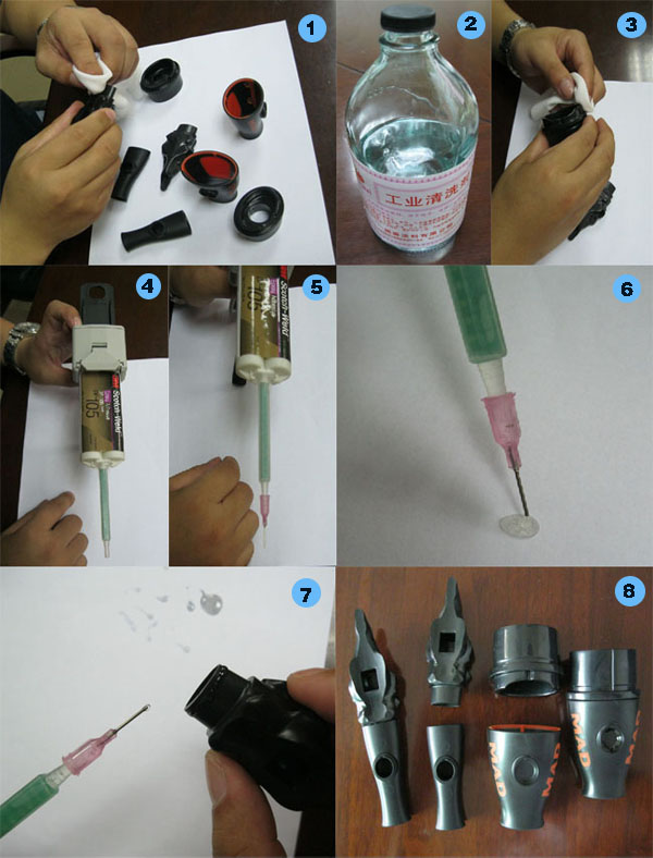 3M膠水粘接測(cè)試示意圖